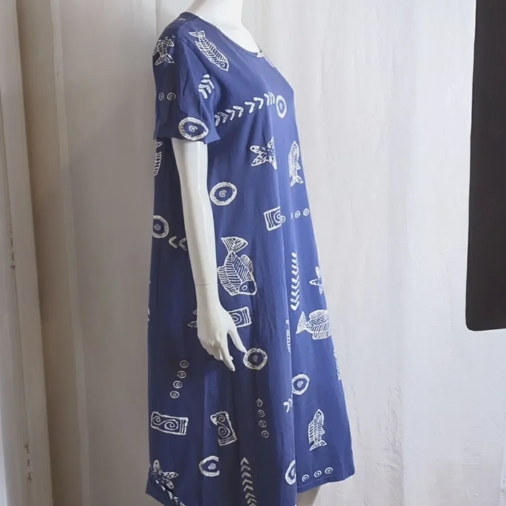 Langenlook Blue Dress Coconut Bay Large - Picture 5 of 6